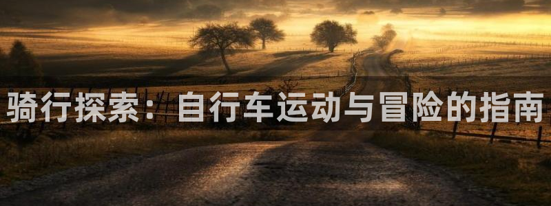 尊龙凯时-人生就是博z6com|骑行探索:自行车运动与冒险的指南(图1) 尊龙凯时-人生就是博z6com
