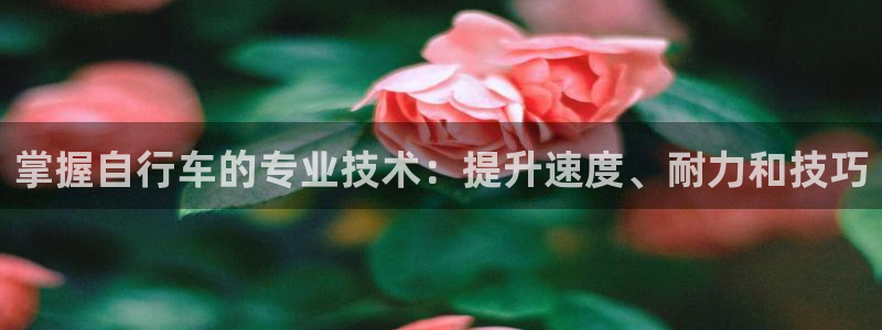 尊龙凯时-人生就是搏|掌握自行车的专业技术:提升速度、耐力和技巧(图1) 尊龙凯时-人生就是搏