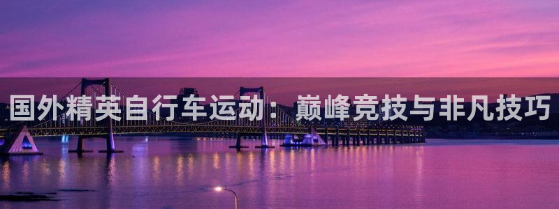 新版尊龙|国外精英自行车运动:巅峰竞技与非凡技巧(图1) 新版尊龙